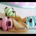 Fimo clay Ice cream charms