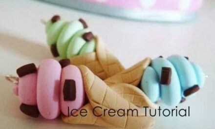 Fimo clay Ice cream charms